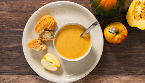 Roasted Honeycrisp Apple and Squash Soup