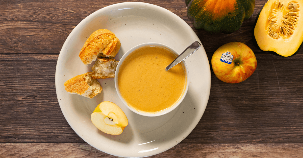 Roasted Honeycrisp Apple and Squash Soup