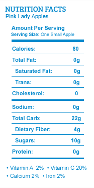 pinklady nutrition facts