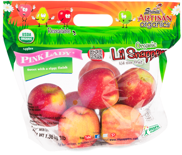 PinkLady packaging Organic