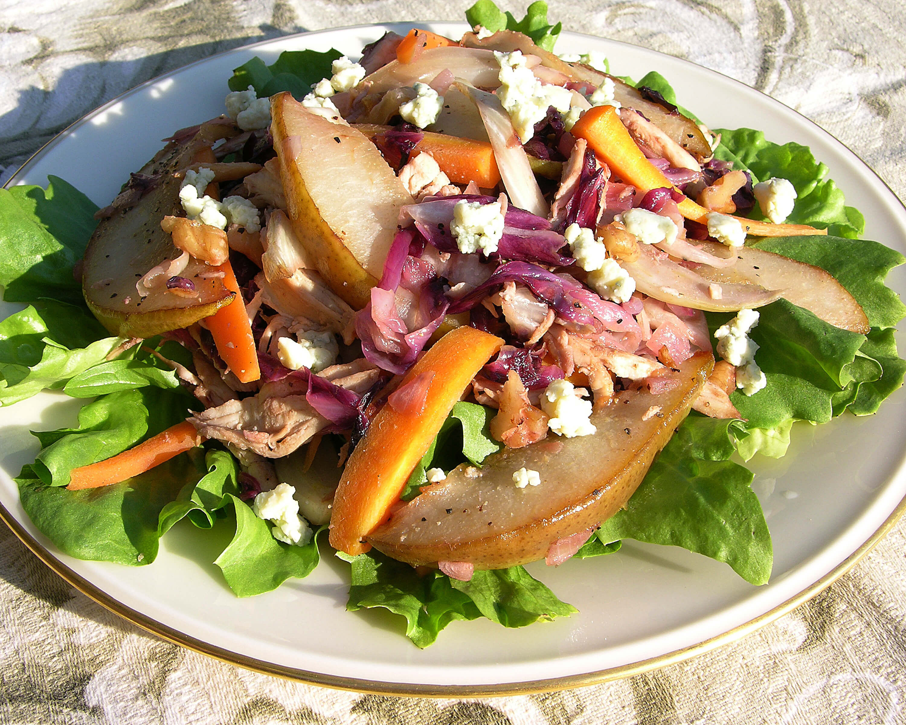 Warm Winter Pear Salad