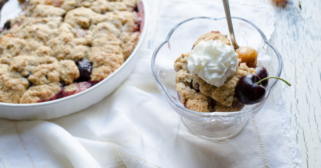 How to Make Fresh Cherry Cobbler