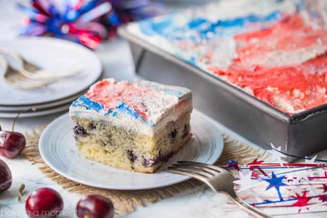 cherry-vanilla-cake-red-white-blue-swirl-frosting