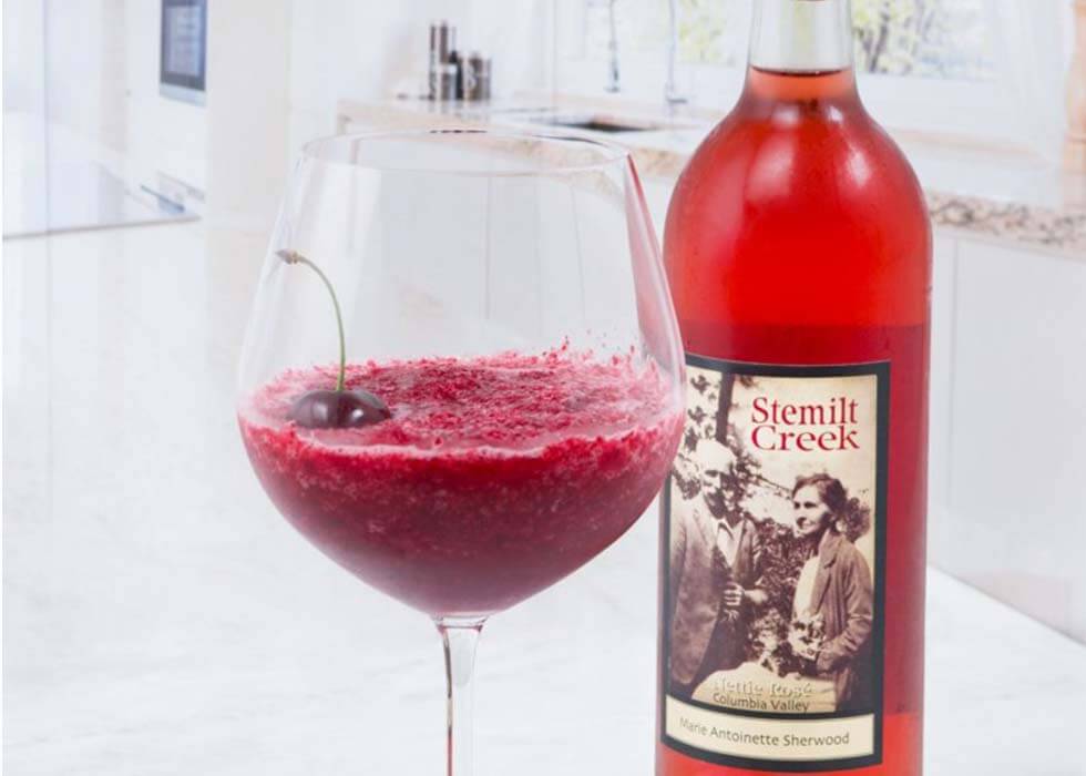 Two Ingredient Cherry Frose