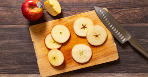 how to slice apples