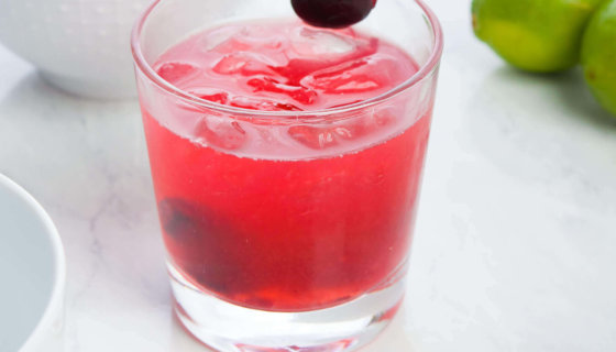 Cherry Margarita & Cherry Mocktail