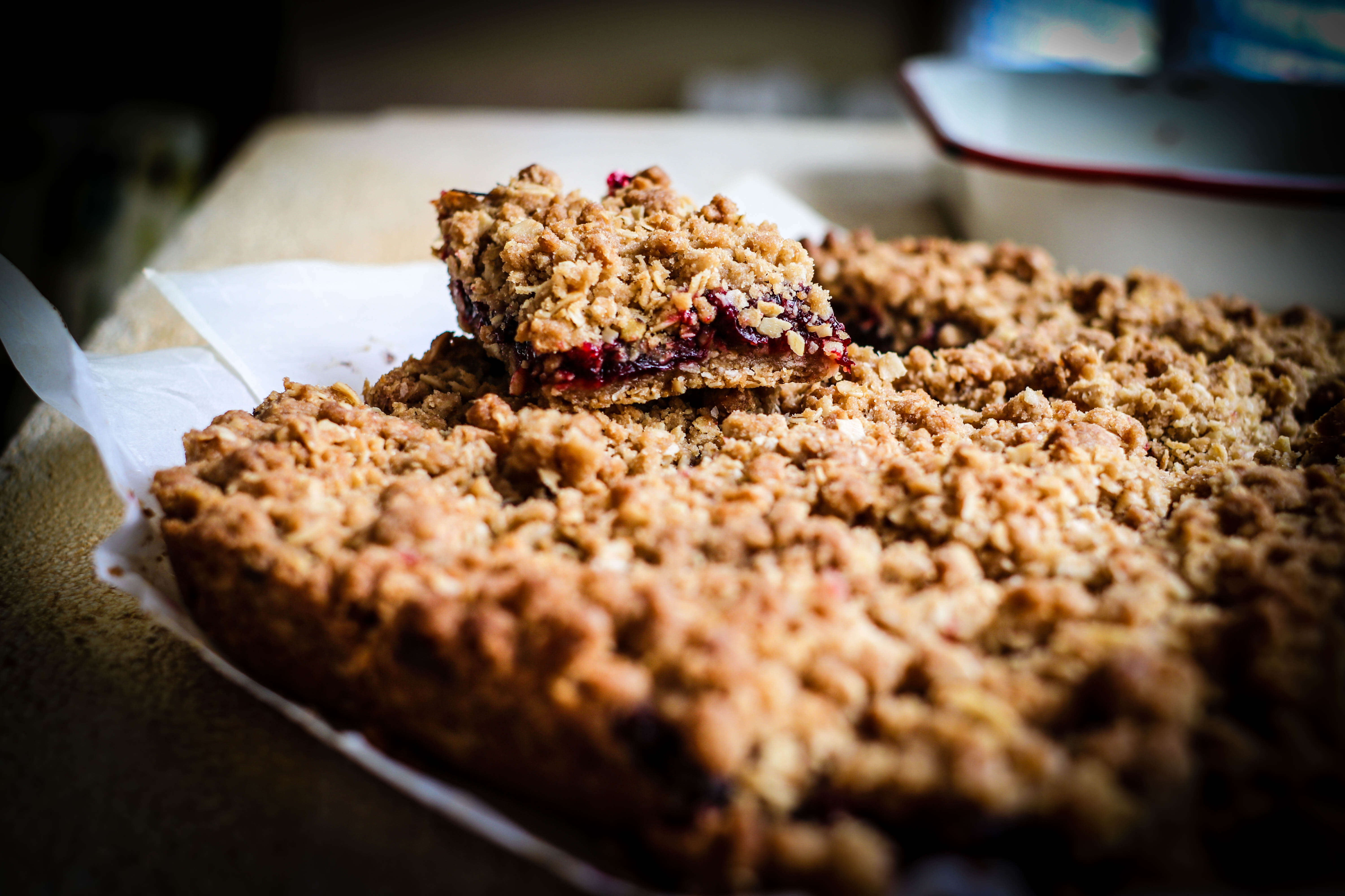 Gluten-Free Cherry Oat Bars