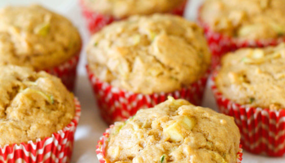 Apple Zucchini Muffins