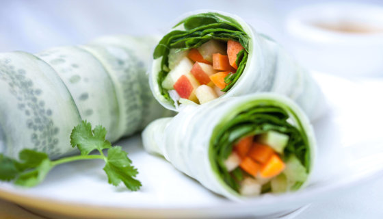 Apple Salad Rolls