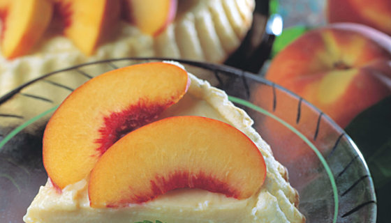 Peaches and Cream Torte