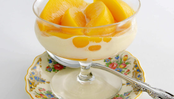 Easy Peaches & Cream