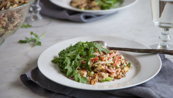 Apple Quinoa Lentil Salad