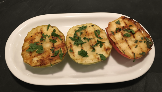 Marinated Grilled Apples
