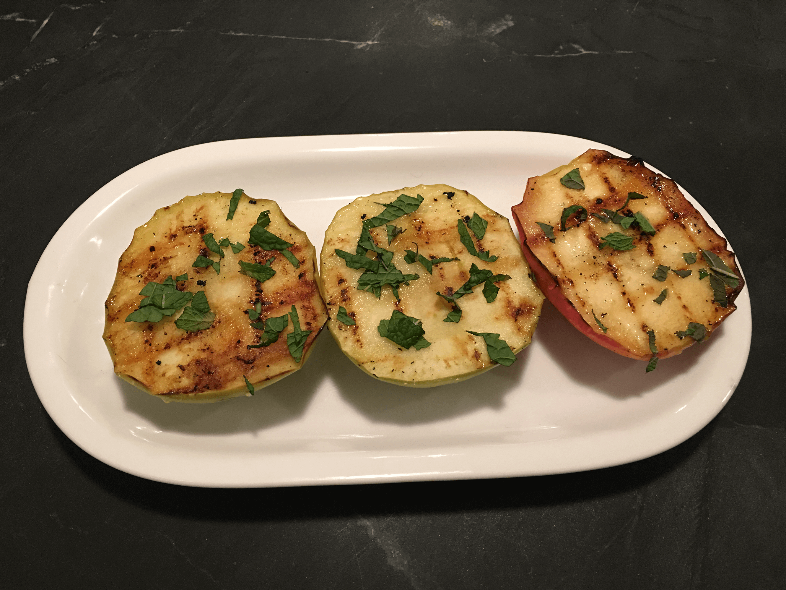 Marinated Grilled Apples