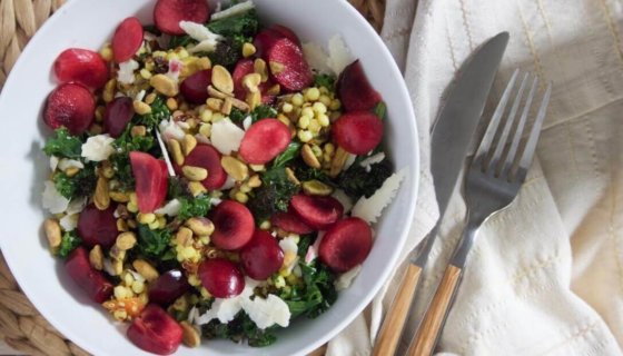 Kale and Cherry Salad