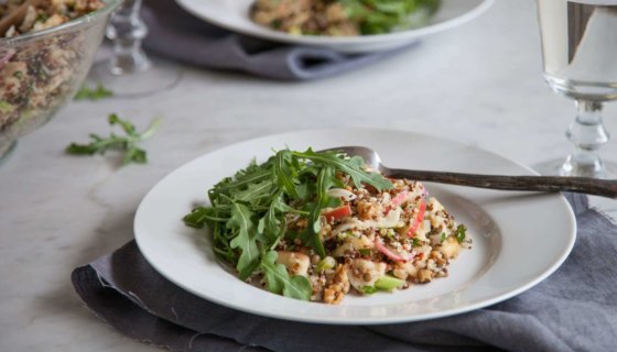 Apple, Quinoa and Lentil Salad