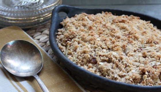 A Lighter Apple Crisp Recipe