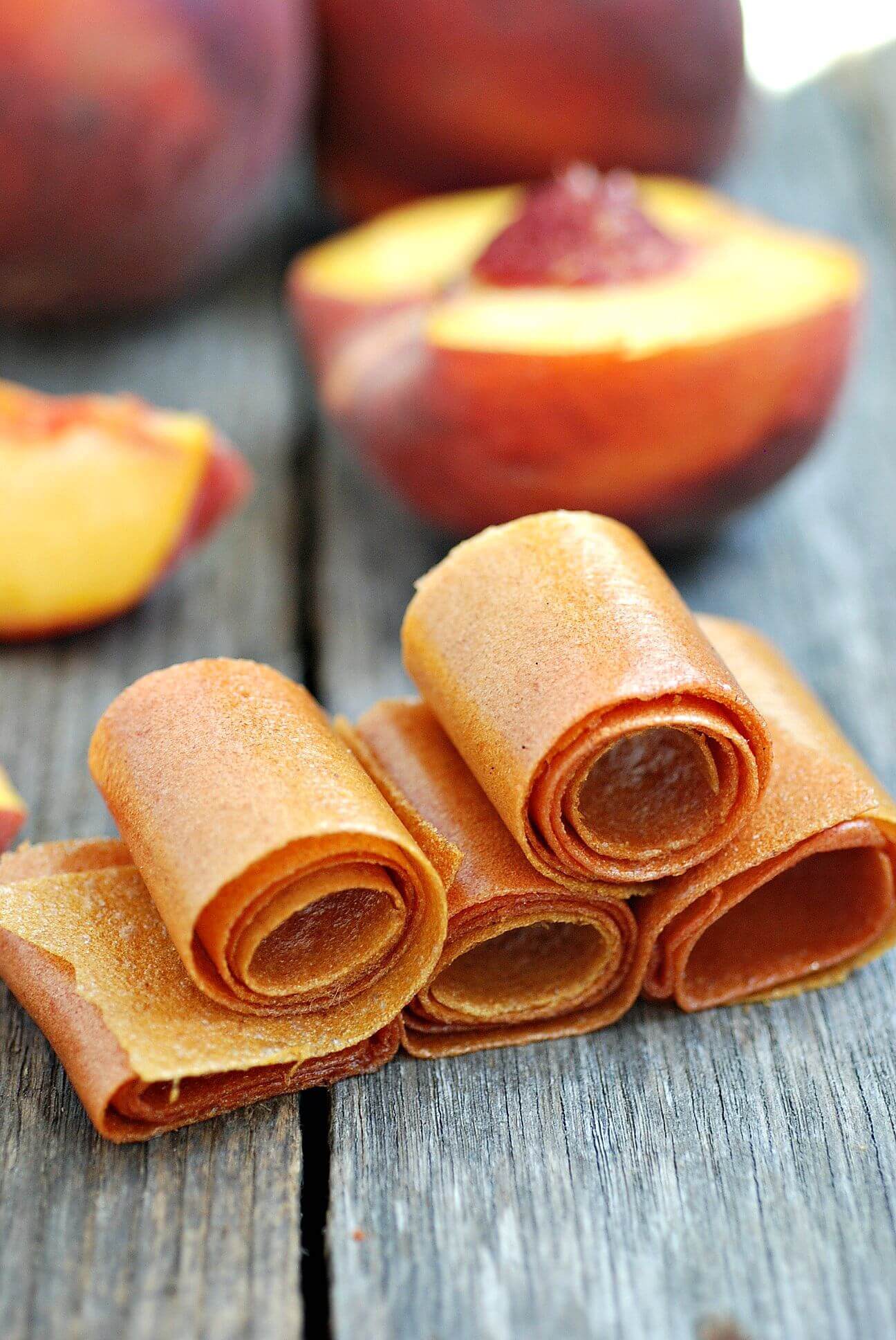 Homemade Peach Fruit Leather