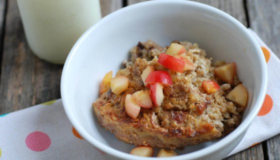 Rainier Cherry and Chocolate Baked Oatmeal