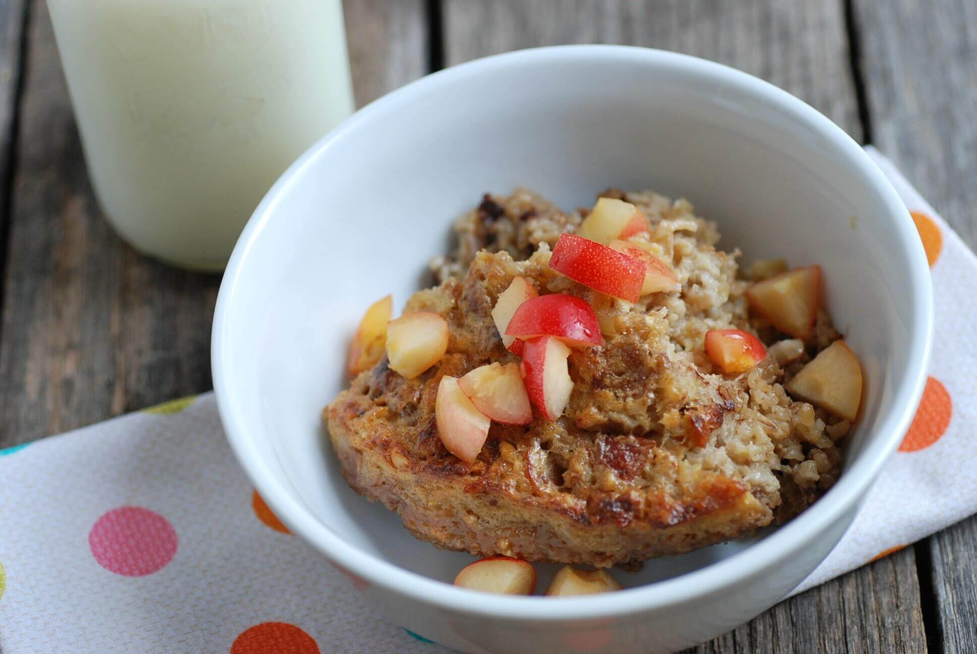 Rainier Cherry and Chocolate Baked Oatmeal