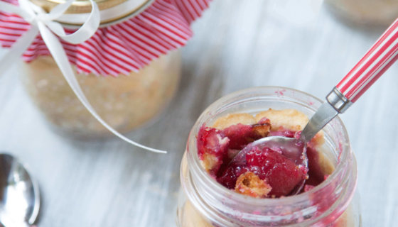 Sweet Cherry Pie In A Jar