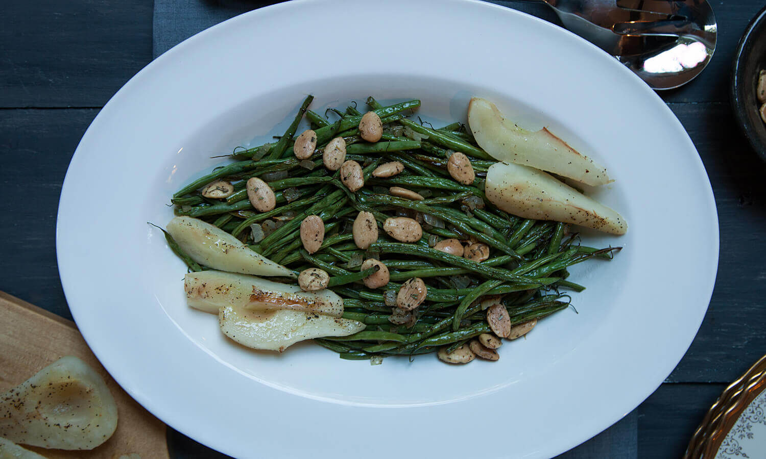 Haricot Verts & Roasted Bosc Pears
