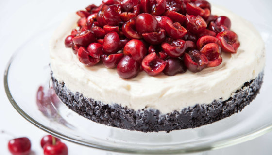 No Bake Cherry Icebox Cake