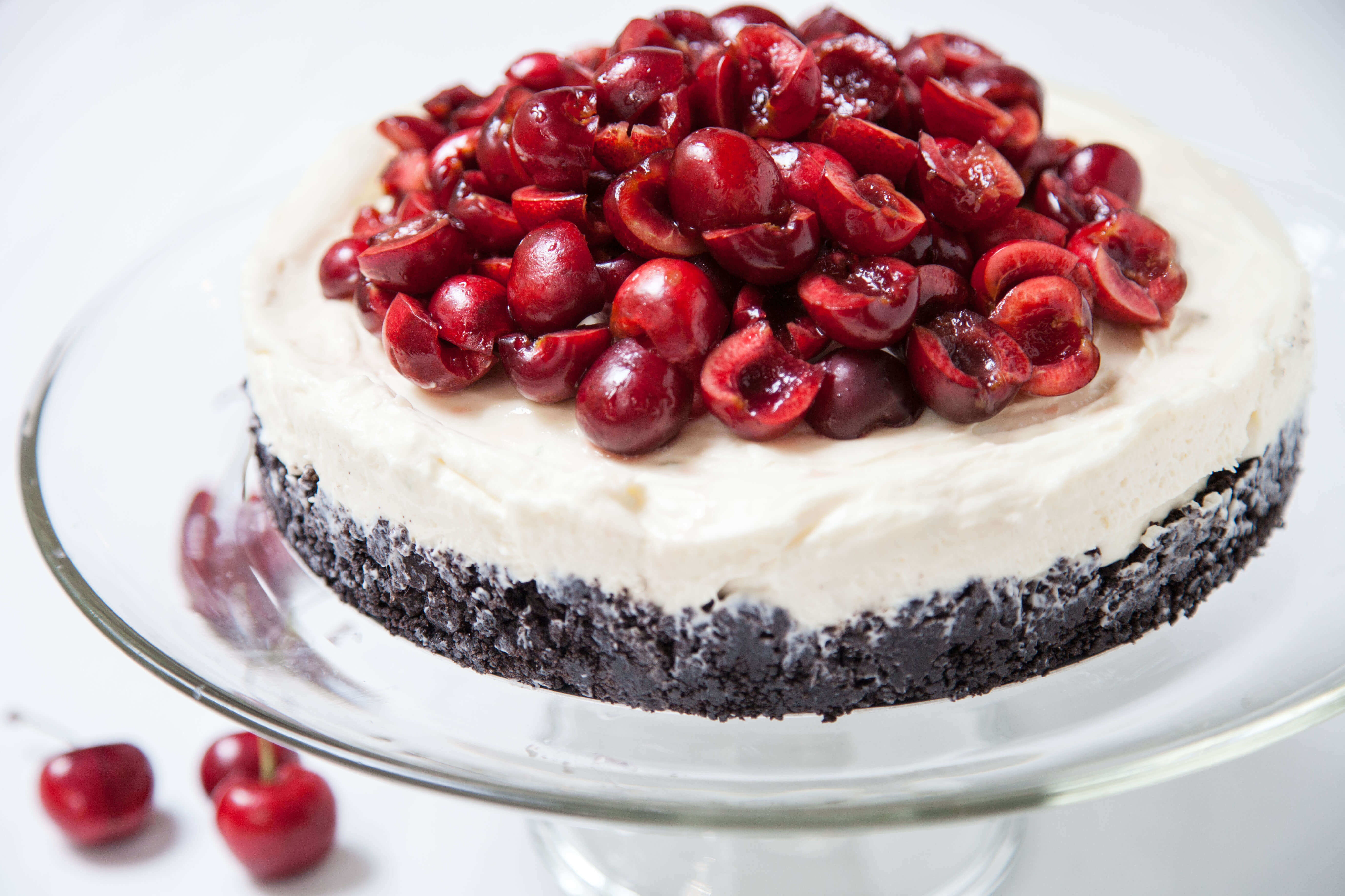 No Bake Cherry Icebox Cake