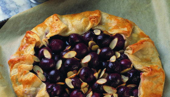 Cherry Pie with Almonds