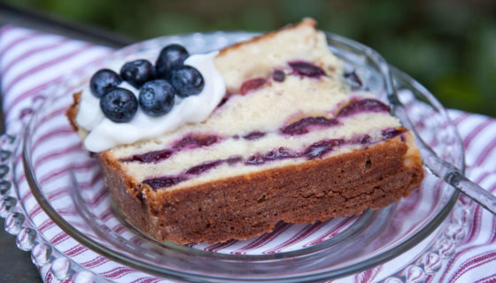 Red, White & Blue Cherry Cake