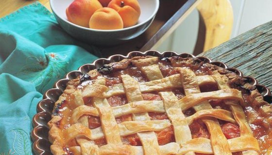 Apricot Lattice Pie