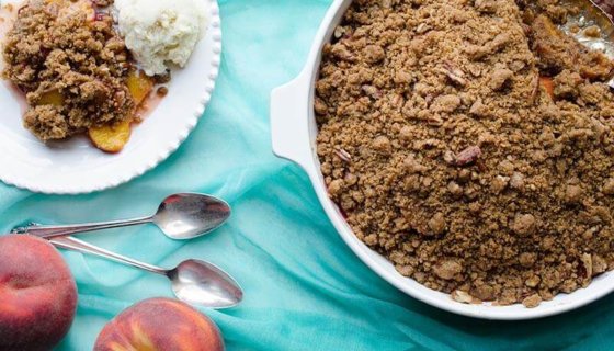 Peach Crumble