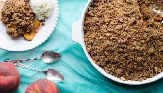 Peach Crumble