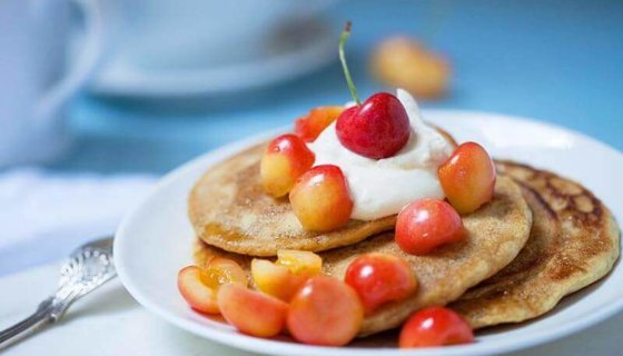 Skylar Rae<sup>®</sup> Cherry-Orange-Maple Pancakes