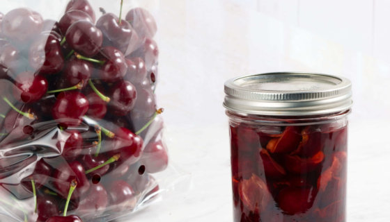 Preserving Uncooked Cherries