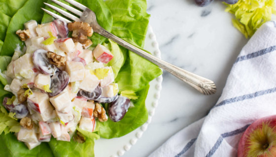 Healthy Apple Waldorf Salad