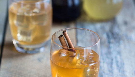 Warming Apple Gin Cocktail