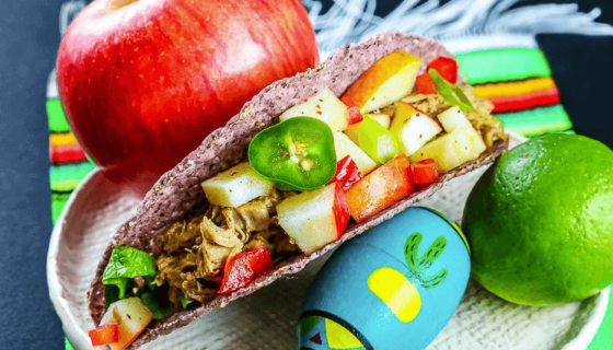 Gluten-Free Pork Tacos with Piñata® Apple Salsa