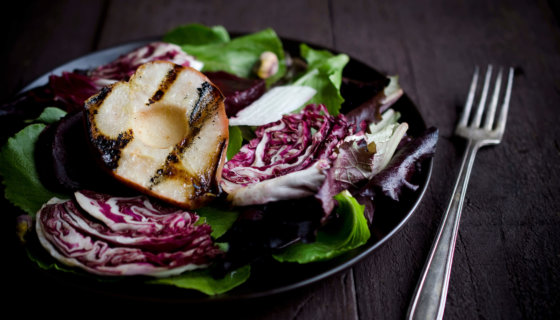 Grilled Pear and Radicchio Salad