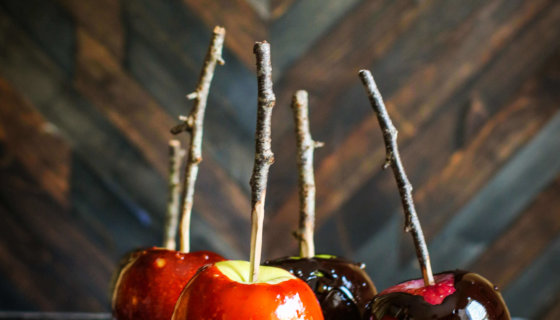 Cider Spiced Candy Apples