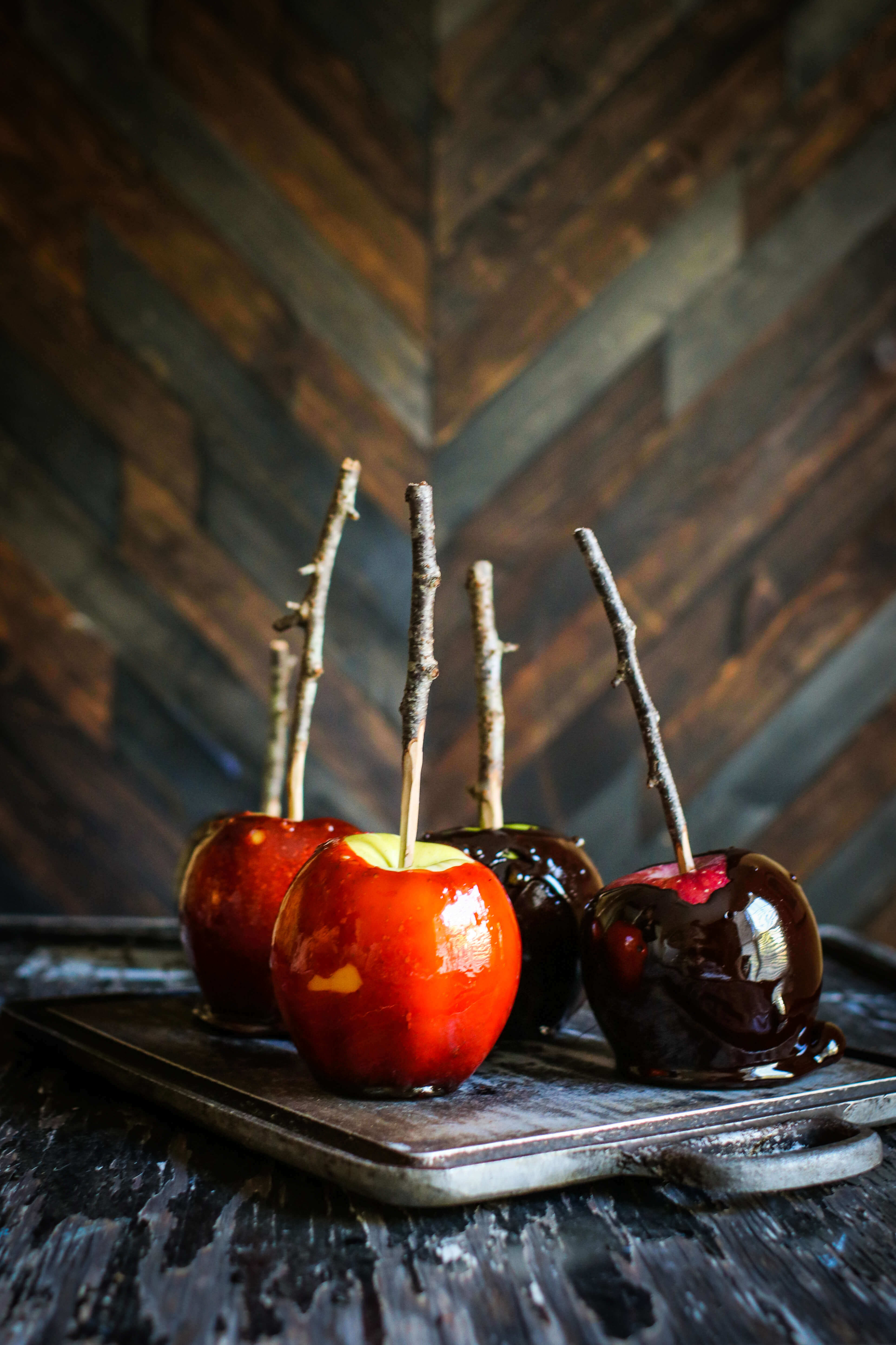 Cider Spiced Candy Apples