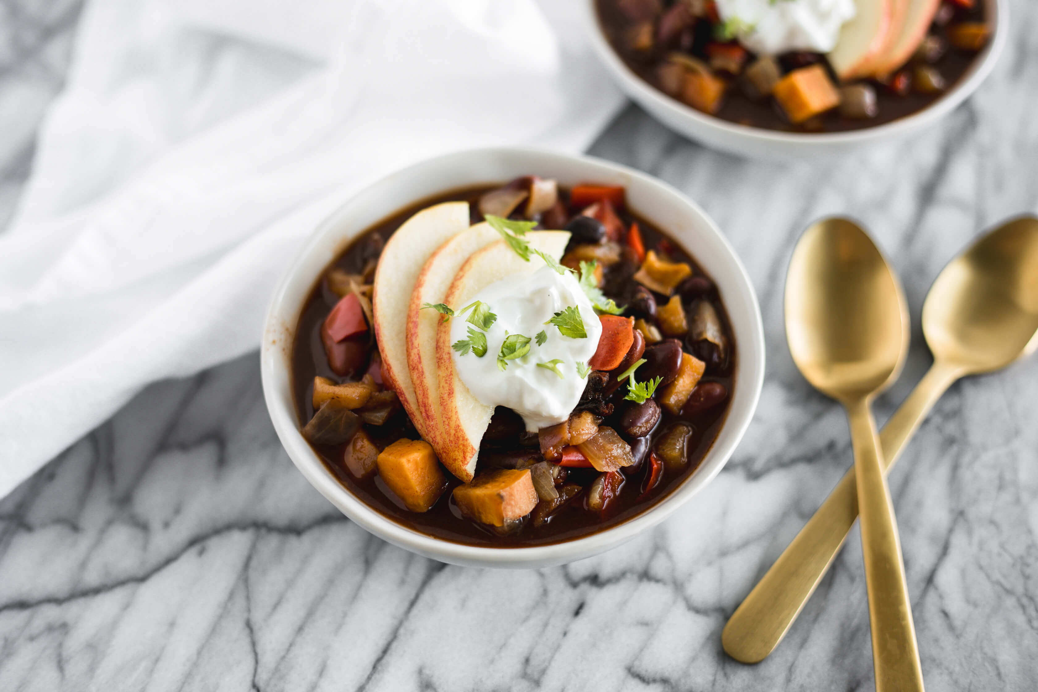 Crock-Pot Apple and Sweet Potato Chili