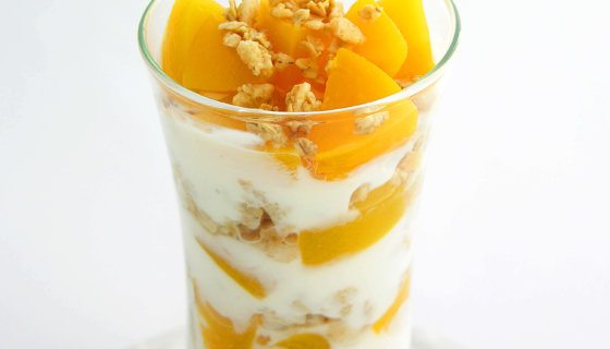 Peach Breakfast Parfait