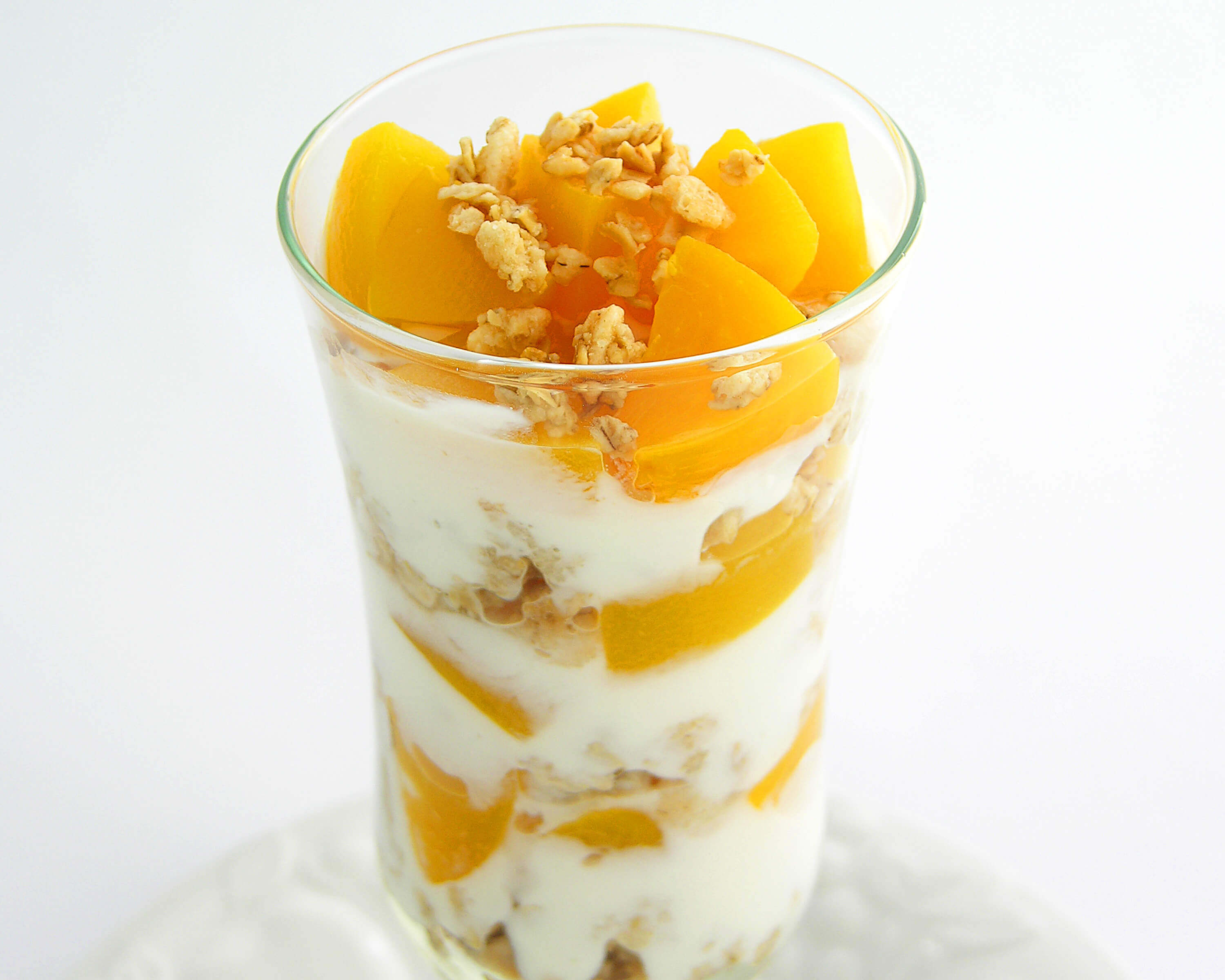 Peach Breakfast Parfait