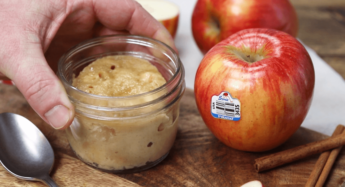 Apple Snack Bar in a Jar