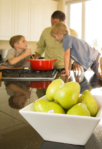 cooking pears home