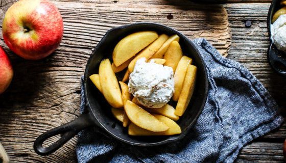 Vanilla Pan Fried Apples