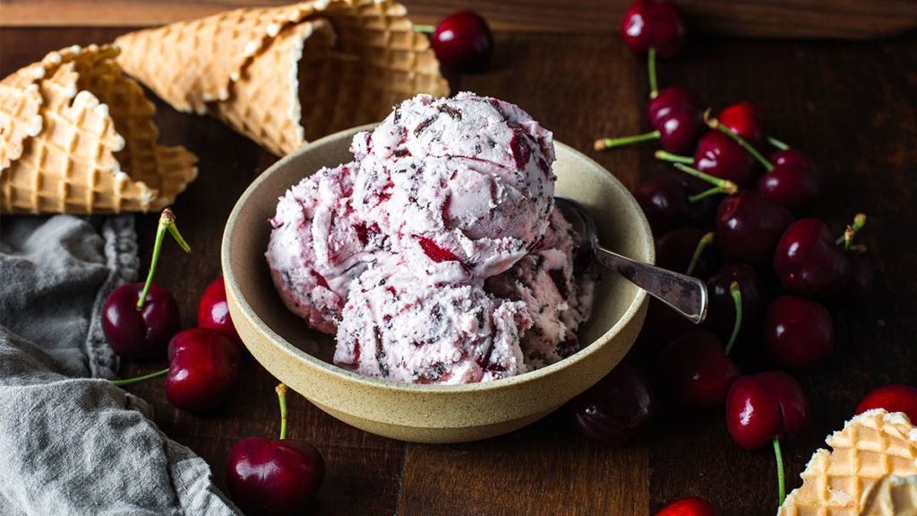 Chocolate Cherry Ice Cream