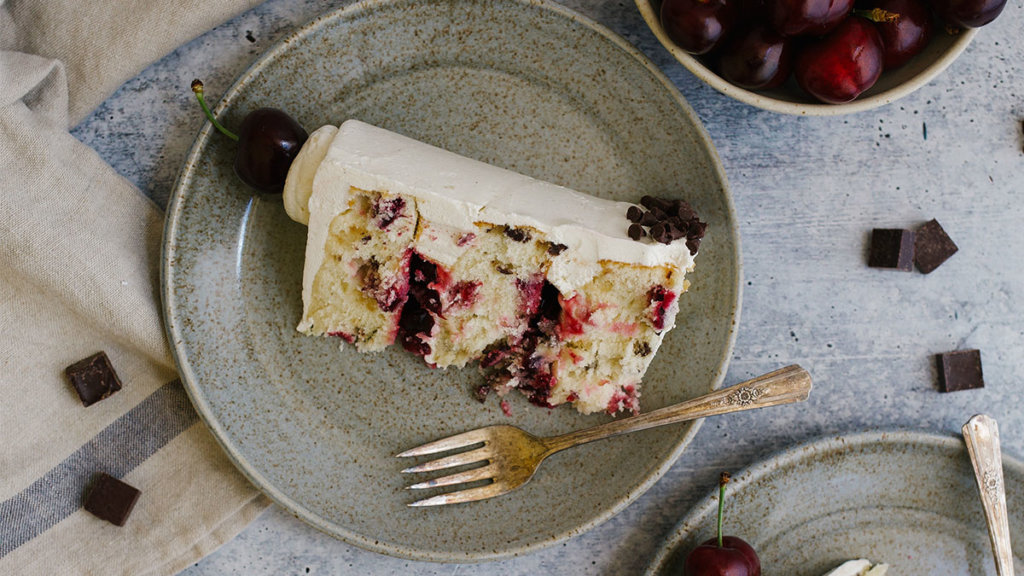 Cherry Chip Cake