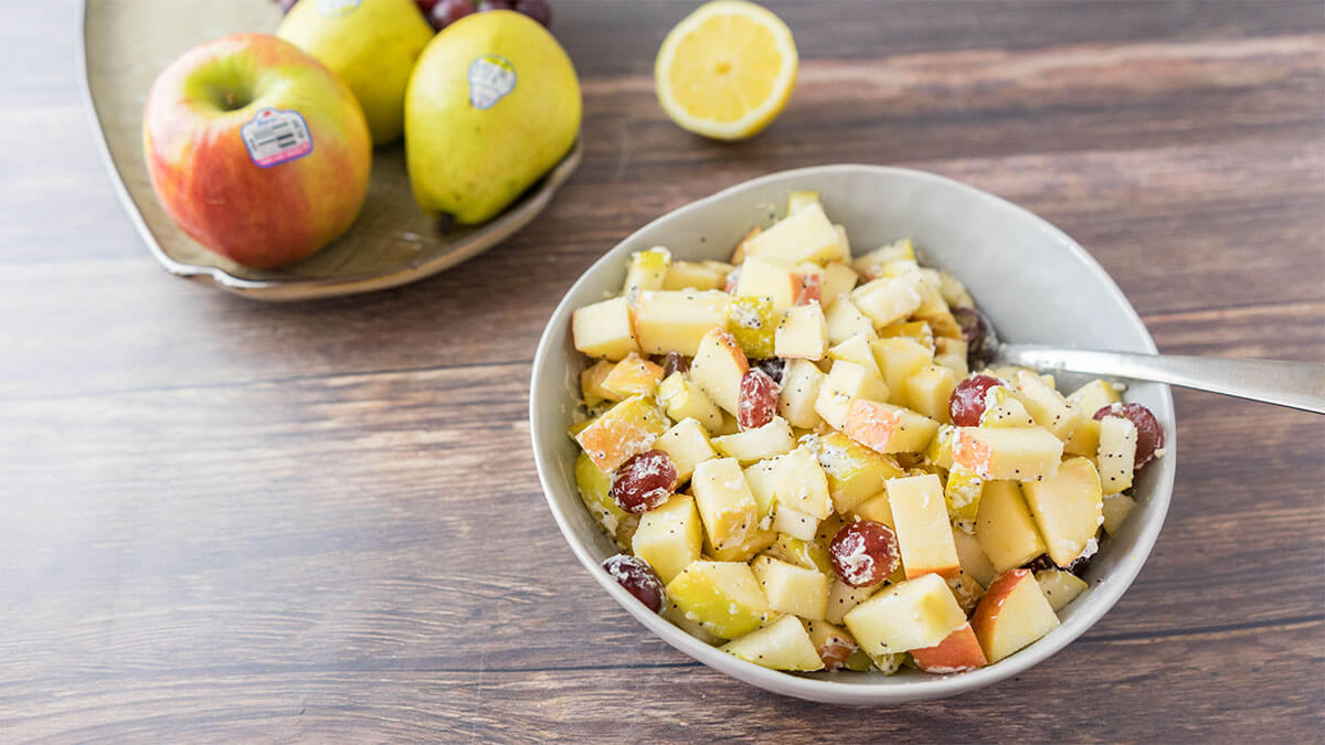 Apple & Pear Fruit Salad